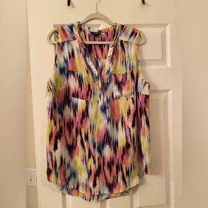 Torrid Multicolor Sleeveless Blouse